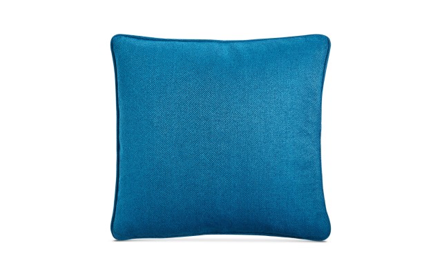  Matilda Herringbone 20″ Square Decorative Pillow, Blue