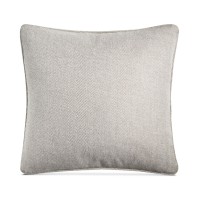 Lacourte Matilda Herringbone Square Decorative Pillow, 20X20, Gray