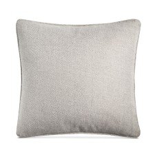 Lacourte Matilda Herringbone Square Decorative Pillow, 20X20, Gray