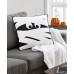  Mummy BW Decorative Pillow Decorative Pillow, Black, 20″ X 20″