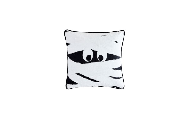  Mummy BW Decorative Pillow Decorative Pillow, Black, 20″ X 20″