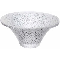 Lalique Venezia Bowl, Clear crystal, 15 wide