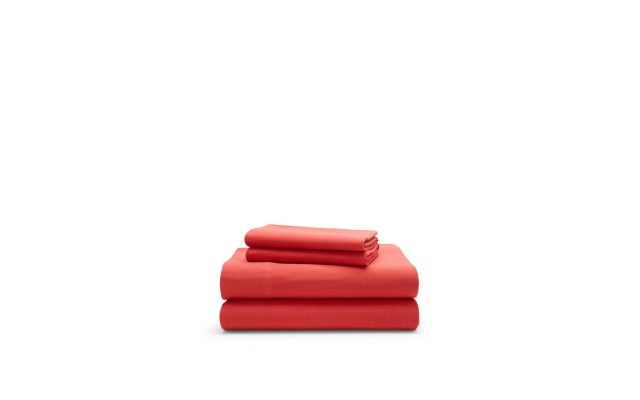 Lauren Ralph Lauren Flannel 4 Pc. Sheet Set, Twin Bedding, Red