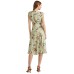LAUREN  Floral Bubble Crepe Dress, 10