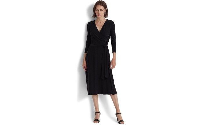  Jersey-Matte Midi Dress Black 2