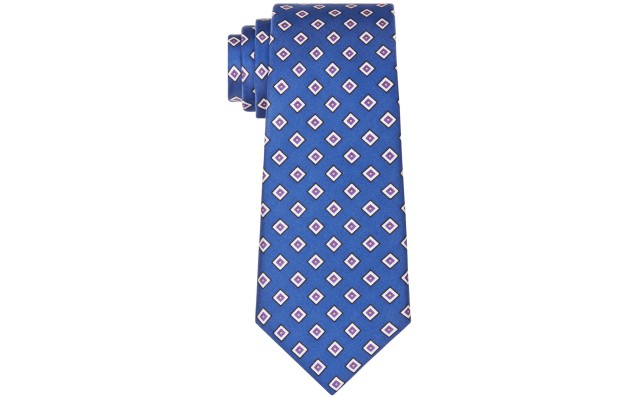 Lauren Ralph Lauren Men’s Estate Square Print Tie – Purple Multi