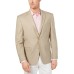  Mens Lexington Plaid Blazer Sportcoat Tan/Blue