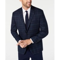 Lauren Ralph Lauren Mens Lexington Two-Button Blazer, Navy, 40R