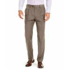 Lauren Ralph Lauren Men’s Wool Blend Classic-Fit UltraFlex Stretch Dress Pants, Tan, 36×32