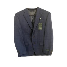 Lauren Ralph Lauren Mens Wool Blend Window Pane Two-Button Blazer, 40R
