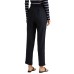 Lauren Ralph Lauren Petite Lightweight Linen Pants Polo, Black, 10