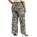 Lauren Ralph Lauren Plus-Size Paisley-Print Crepe Polo Black/Cream, 3X Plus