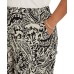 Lauren Ralph Lauren Plus-Size Paisley-Print Crepe Polo Black/Cream, 3X Plus