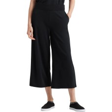 Lauren Ralph Lauren Ponte Wide Leg Pants,Black, Small