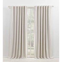 Lauren Ralph Lauren Sallie Blackout Back Tab Rod Pocket Curtain Panel, 54″ x 108″