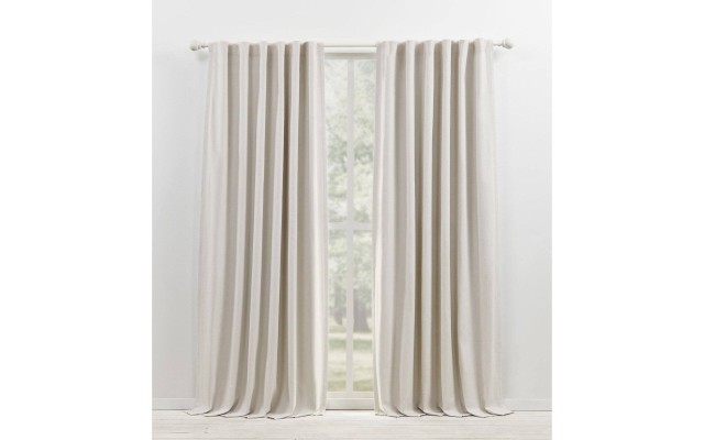  Sallie Blackout Back Tab Rod Pocket Curtain Panel, 54″ x 108″