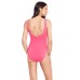  Underwire Tummy-Control One-Piece Swimsuit,Pink, Size:0