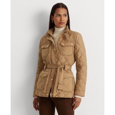 Lauren Ralph Lauren Women’s Diamond-Quilted Down Coat – Classic Camel, XX-Large