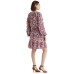 Lauren Ralph Lauren Women’s Floral Georgette Dress (12, Blue/Orange)
