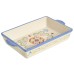  Tierra Hand Painted 2 Piece 3.9 Qt and 1.6 Qt Rectangular Bakeware Set