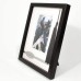  Black Wood Dbl Mat 4×6 Graduate