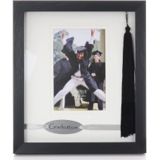 Lawrence Frames Black Wood Dbl Mat 4×6 Graduate