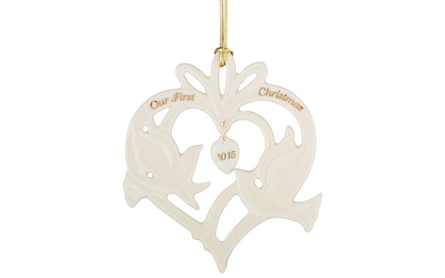  2015 Our First Christmas Together, Doves Ornament