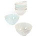  855545 French Perle Groove Dove Grey Bowl, 24 oz