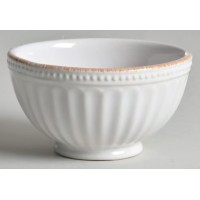 Lenox 855545 French Perle Groove Dove Grey Bowl, 24 oz