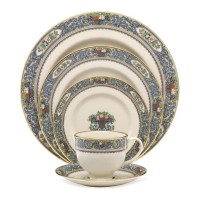 Lenox Autumn Gold-Banded Fine China 5-Piece Place Setting (MISSING SAUCER)
