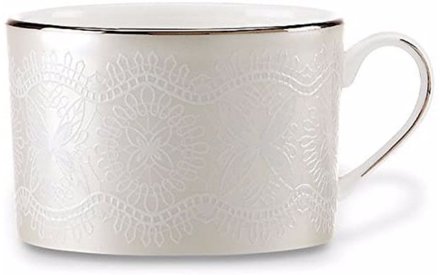  Chapel Hill Flat Cup, Cream, 7 oz