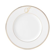 Lenox Federal Gold Block Monogram Dinnerware Dinner Plate, J