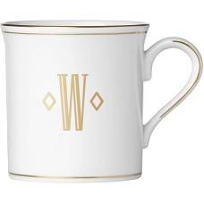 Lenox Federal Gold Block Monogram Dinnerware Mug, W