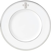 Lenox Federal Platinum Block Monogram Dinnerware Accent Plate, B