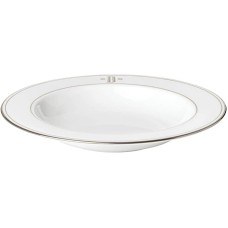 Lenox Federal Platinum Block Monogram Dinnerware Pasta Bowl, D