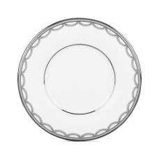 Lenox Fine Bone China Iced Pirouette Saucer Plate, 6″, Gray