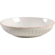 Lenox French Perle Groove White Pasta Bowl, 18.oz
