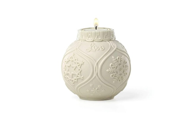  Ornamental Glow Snowflake Votive with Tealight
