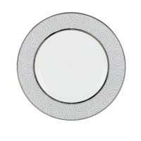 Lenox Pearl Beads Accent Plate, 1.05 LB, (Taupe/Grey)
