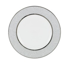 Lenox Pearl Beads Accent Plate, 1.05 LB, (Taupe/Grey)