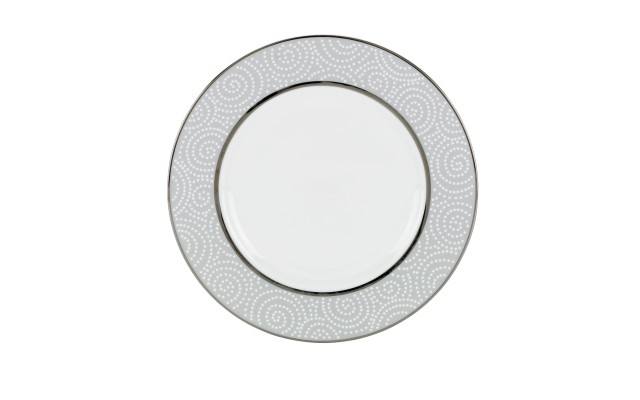  Pearl Beads Accent Plate, 1.05 LB, (Taupe/Grey)