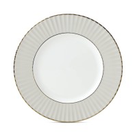 Lenox Pleated Colors Salad Plate, 8.5'', Taupe/Gray