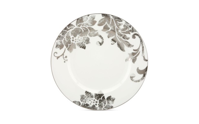  Silver Applique Dinner Plate