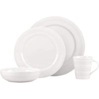 Lenox Tin Can Alley Four-Piece Set (White) Dinnerware Set