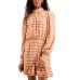  Womens Bobbi Back-slit Mini Dress (Yellow, M)