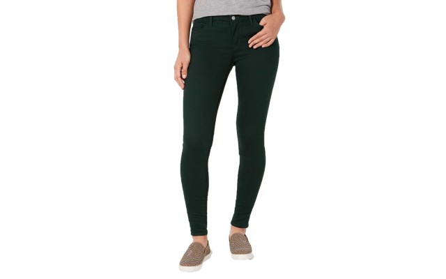 Levi’s 710 Super Skinny Colored Jeans (Dark Green, W24 L30)