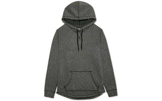 Levi’s Mens Cash Textured Fleece Hoodie (Gray, S)
