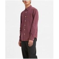 Levi’s Mens Classic 1 Pocket Shirt, Red, Small