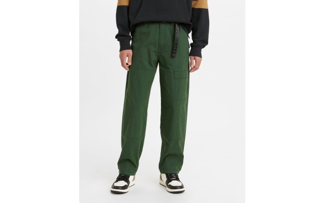 Levi’s Mens Field Relaxed Fit Woven Pants, Green, XX-Large