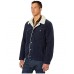 Levi’s Men’s Fleece-Lined Corduroy Trucker Jacket, Navy, Large